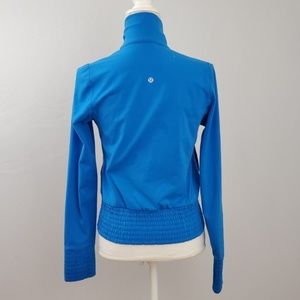 Lululemon Ocean Blue Da Bomber Jacket Size 8